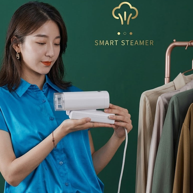 Handheld Garment Steamer 1200W – Portable Folding Steam Iron for Clothes