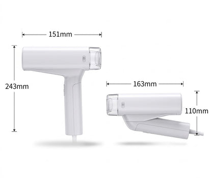 Handheld Garment Steamer 1200W – Portable Folding Steam Iron for Clothes